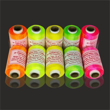 NEON COLOUR BRIGHT POLYESTER SILK THREAD