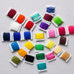 30 PCS Dark Embroidery Floss Thread Set – Premium Cotton Cross Stitch & Embroidery Threads