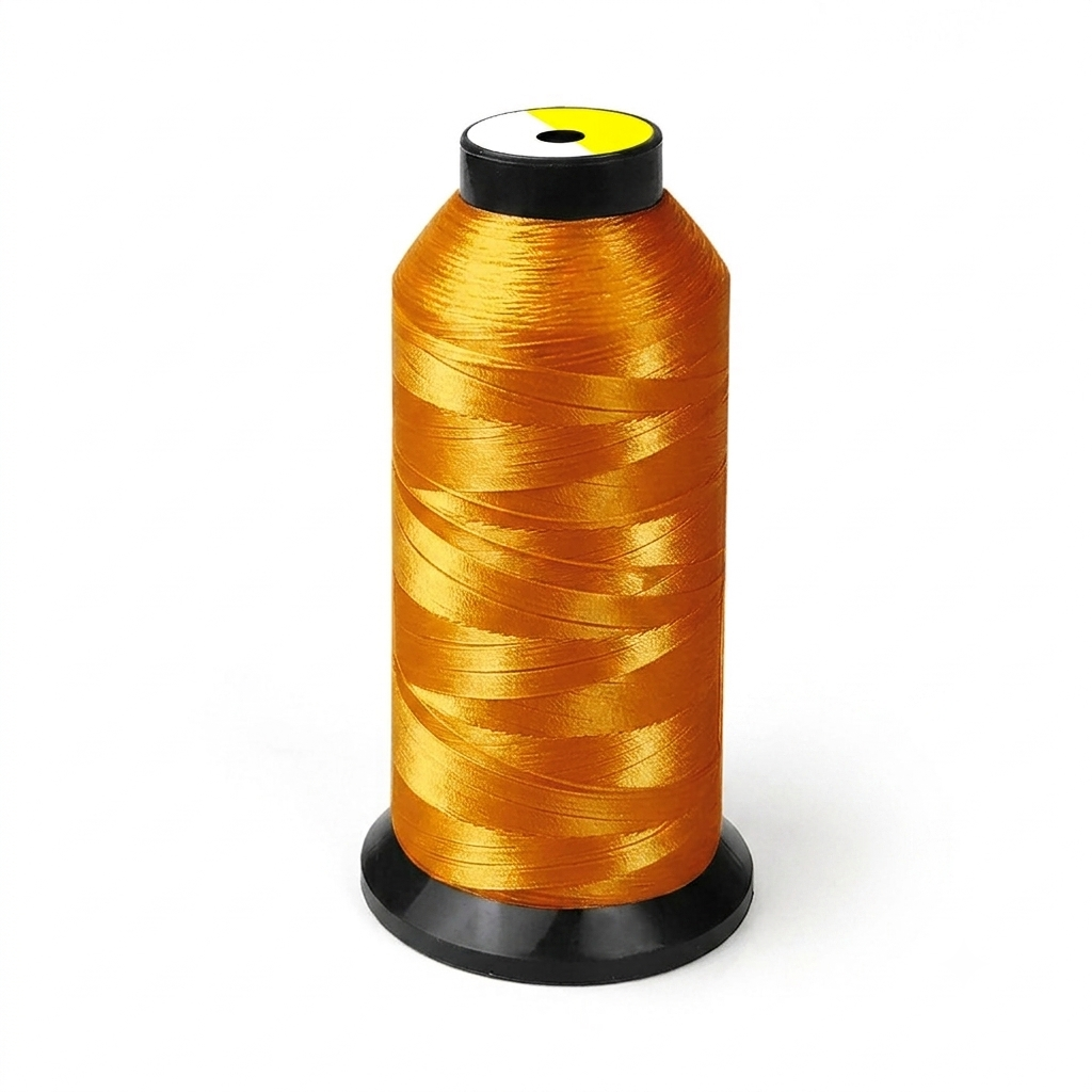 452 TKT 20 Haldi Pila Upholstery Sewing Nylon Thread for Denim/Leather/Canvas/raxin/Bag/Jeans, seat, Mattress Stitching Thread for Domestic Industrial Purposes 450D/3 500 Meter (546Yards) Pack of 2 Pcs - Image 1