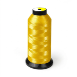 TKT 20 LEMON Yellow Upholstery Sewing Nylon Thread for Denim/Leather/Canvas/raxin/Bag/Jeans, seat, Mattress Stitching Thread for Domestic Industrial Purposes 450D/3 500 Meter (546Yards) Pack of 2 Pcs