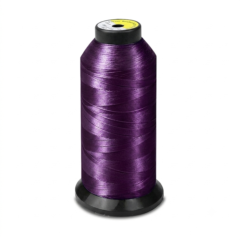711 TKT 20 Violet Upholstery Sewing Nylon Thread for Denim/Leather/Canvas/raxin/Bag/Jeans, seat, Mattress Stitching Thread for Domestic Industrial Purposes 450D/3 500 Meter (546Yards) Pack of 2 Pcs - Image 1